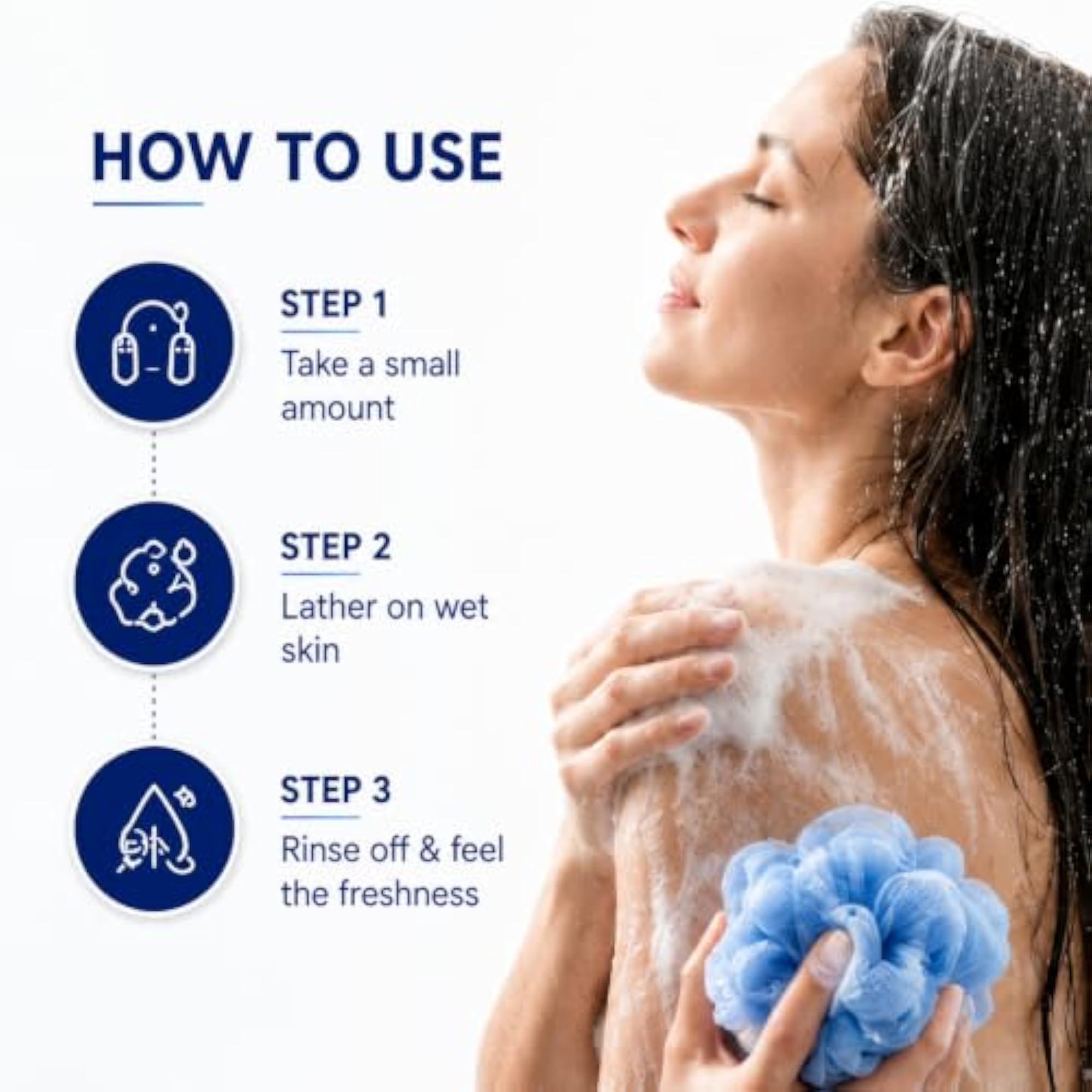 Ocean Cool Refreshing Shower Gel, Hydrating Body Wash